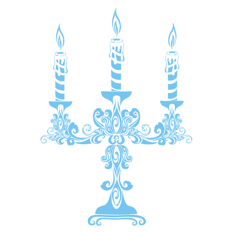 Sticker chandelier