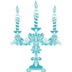 Sticker chandelier