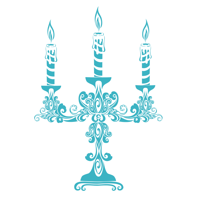 Sticker chandelier