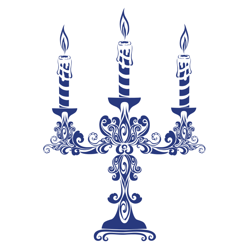 Sticker chandelier