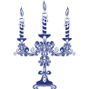 Sticker chandelier