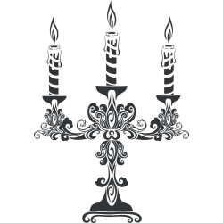 Sticker chandelier
