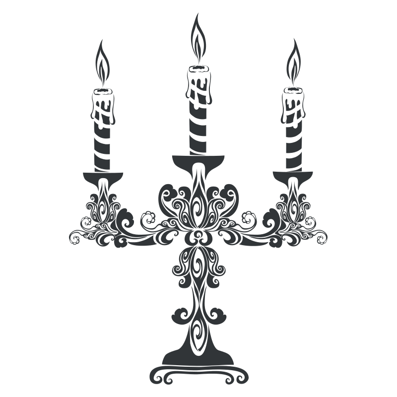 Sticker chandelier