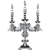 Sticker chandelier