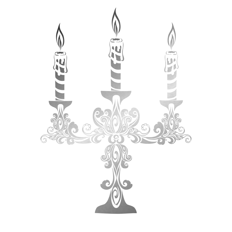 Sticker chandelier