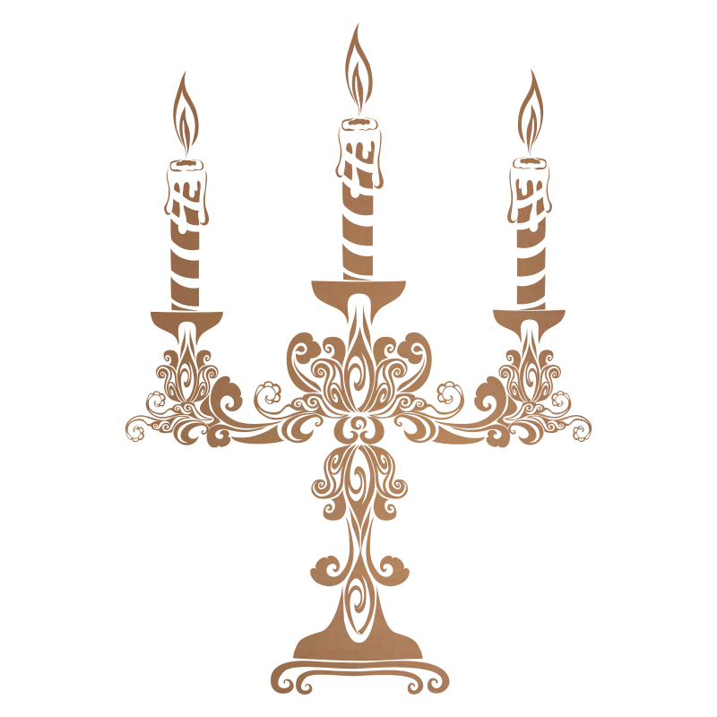 Sticker chandelier