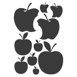 Planche de stickers Pommes