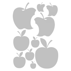 Planche de stickers Pommes