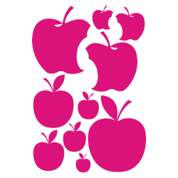 Planche de stickers Pommes