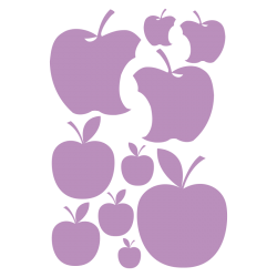 Planche de stickers Pommes