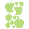 Planche de stickers Pommes