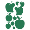 Planche de stickers Pommes