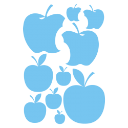 Planche de stickers Pommes