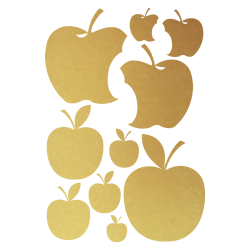 Planche de stickers Pommes