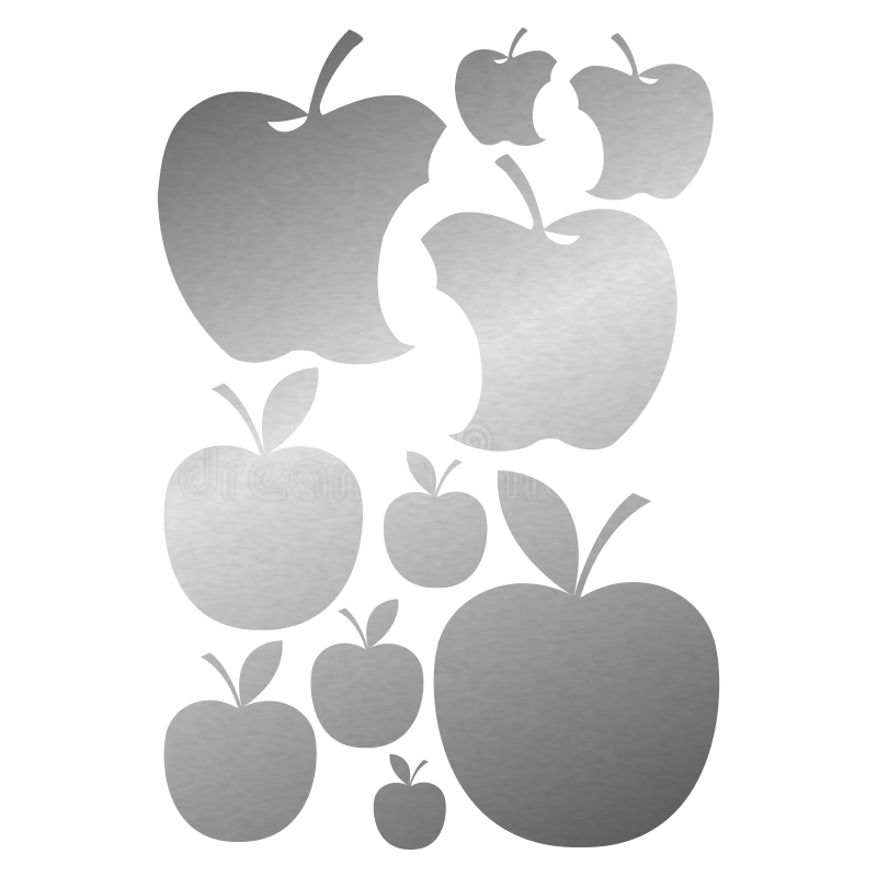 Planche de stickers Pommes