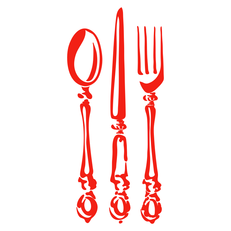 Sticker trois couverts