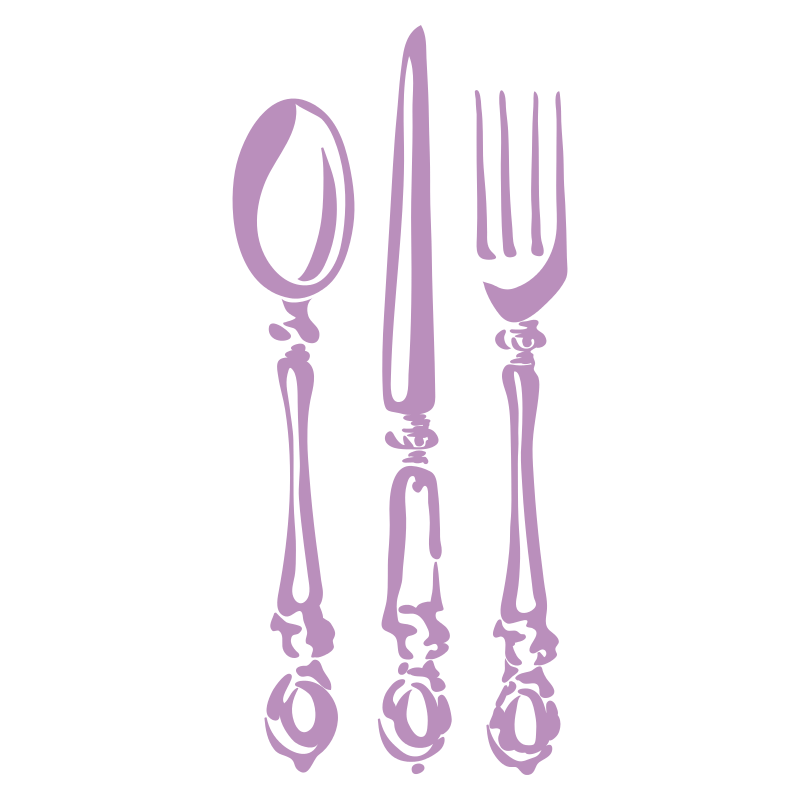 Sticker trois couverts