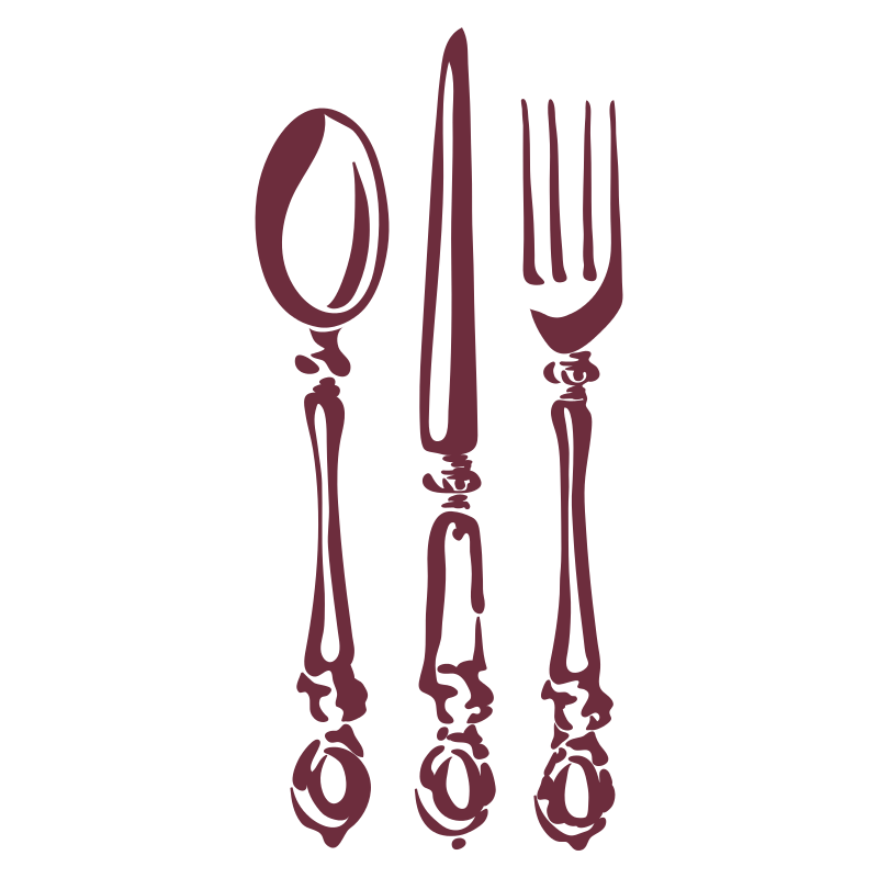 Sticker trois couverts