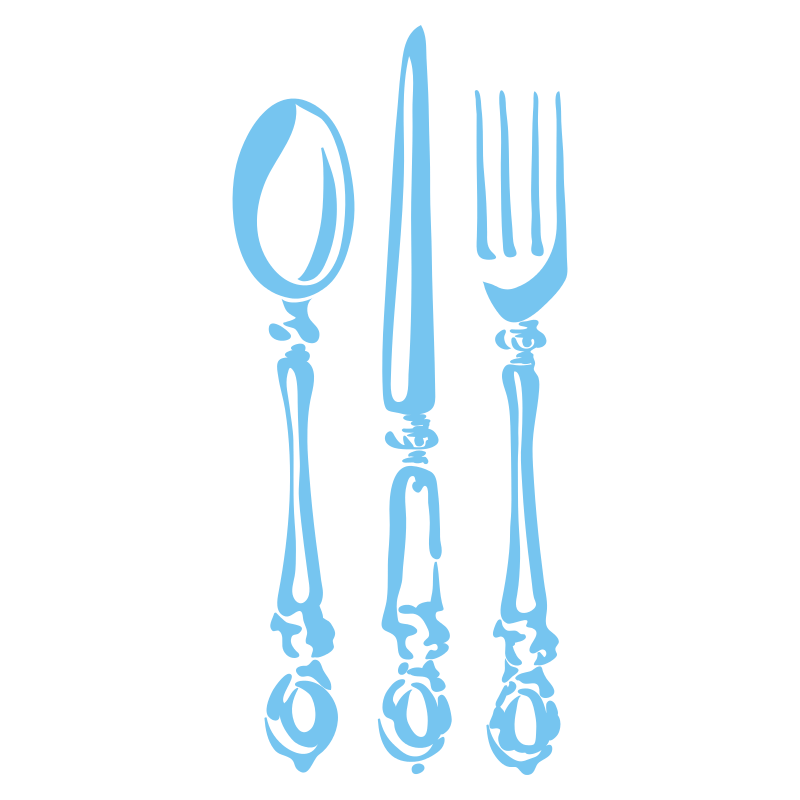 Sticker trois couverts