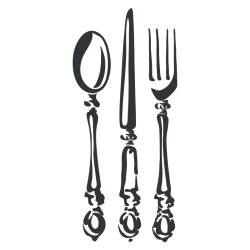 Sticker trois couverts