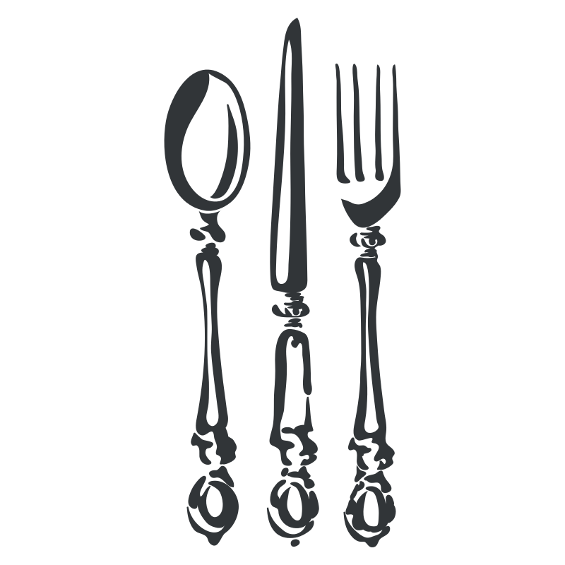 Sticker trois couverts