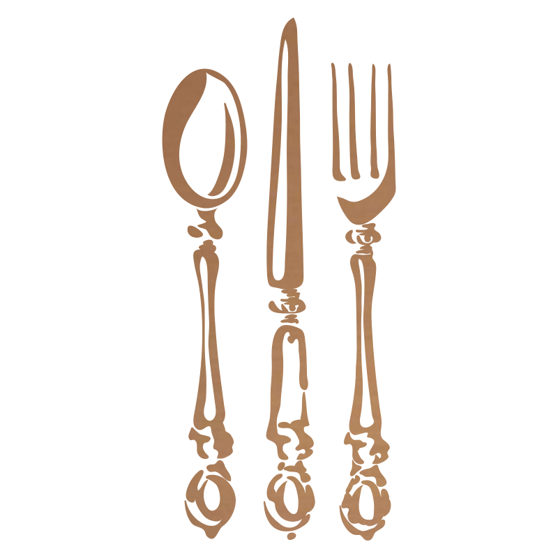 Sticker trois couverts